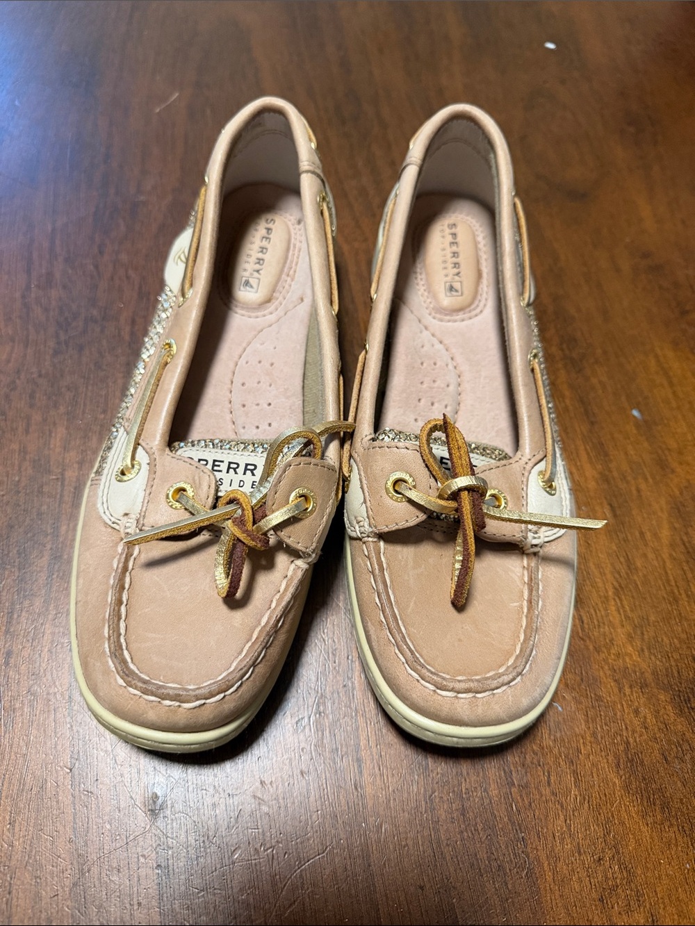 Sperry Women's Tan Leather Boat Shoes - Slip-On Loafers